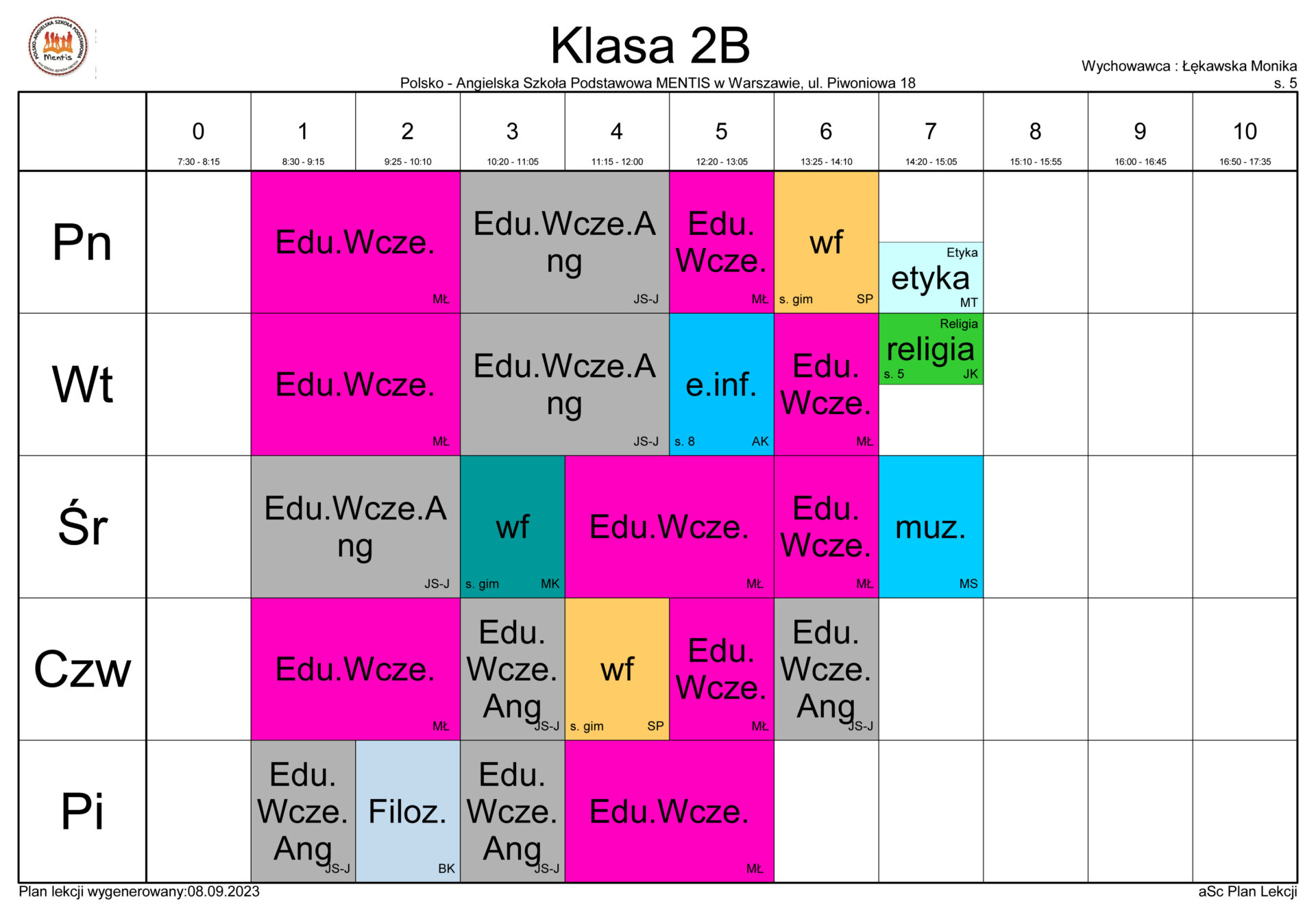 plan klasa 2B 1 scaled - Plan lekcji