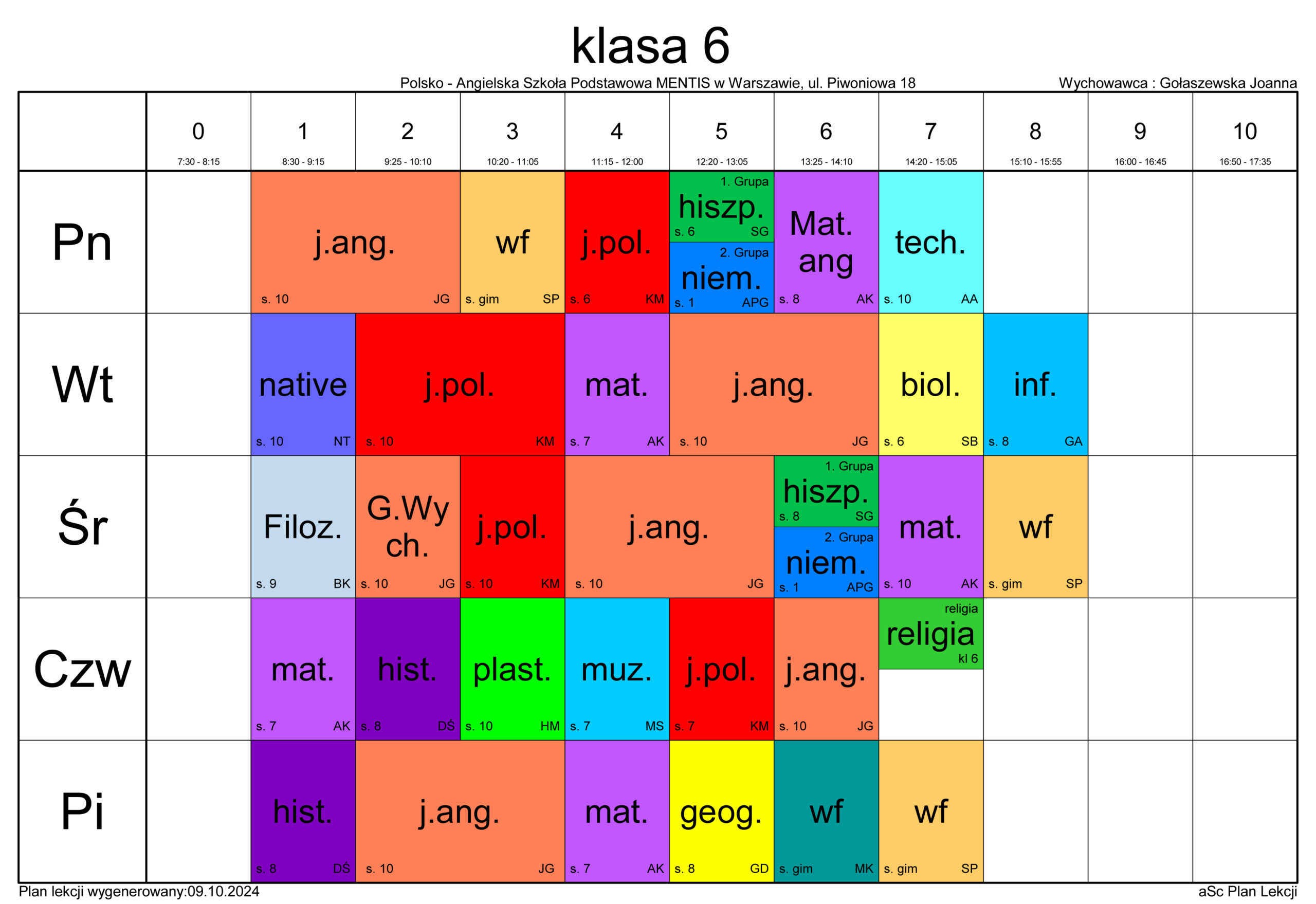 plan 6 scaled - Plan lekcji