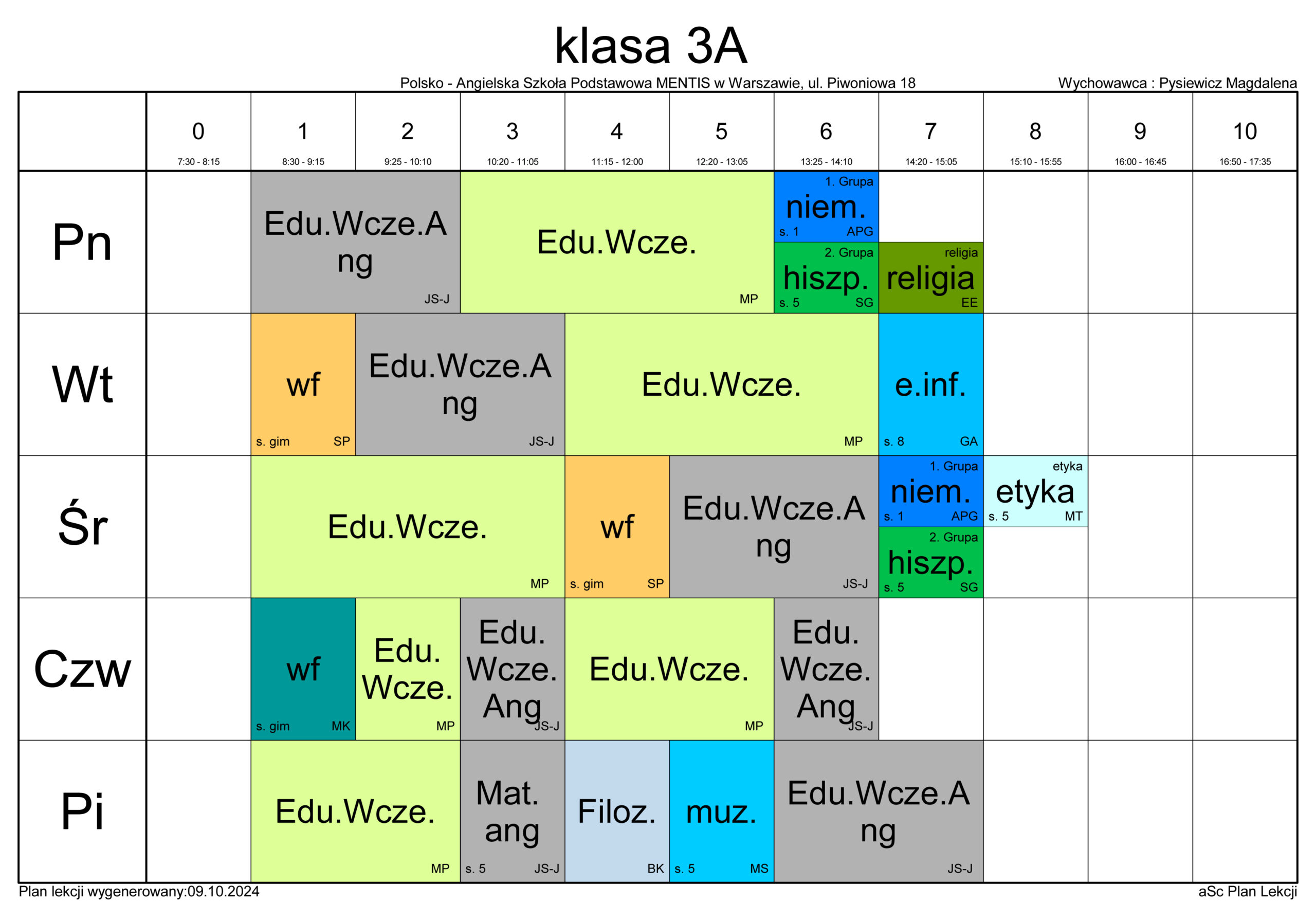 plan lekcji 3A scaled - Plan lekcji