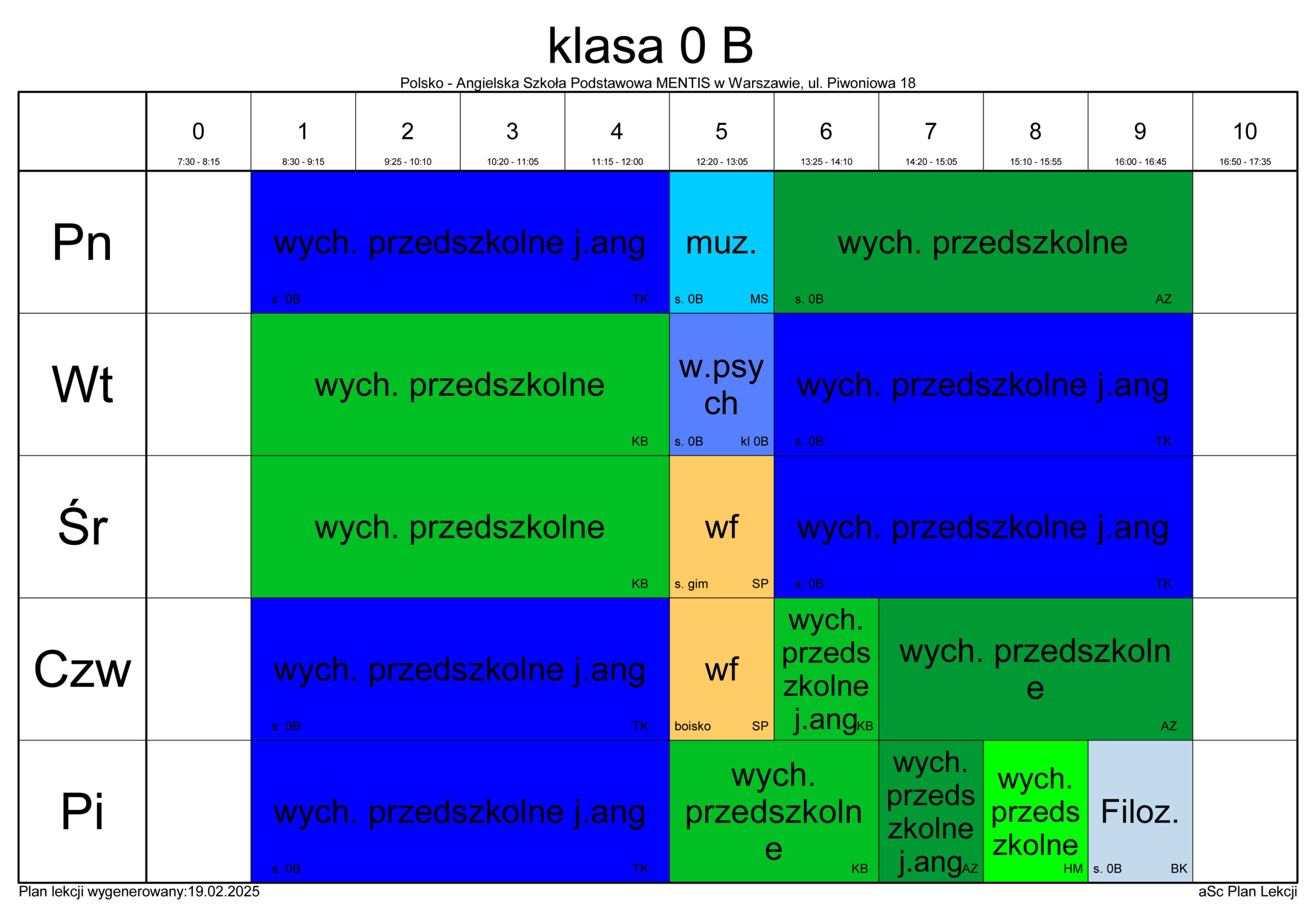 0B scaled - Plan lekcji