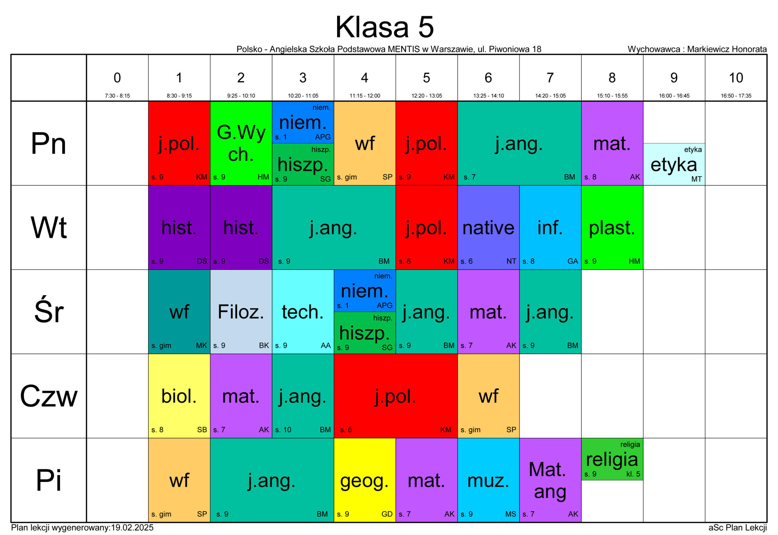 5 scaled - Plan lekcji