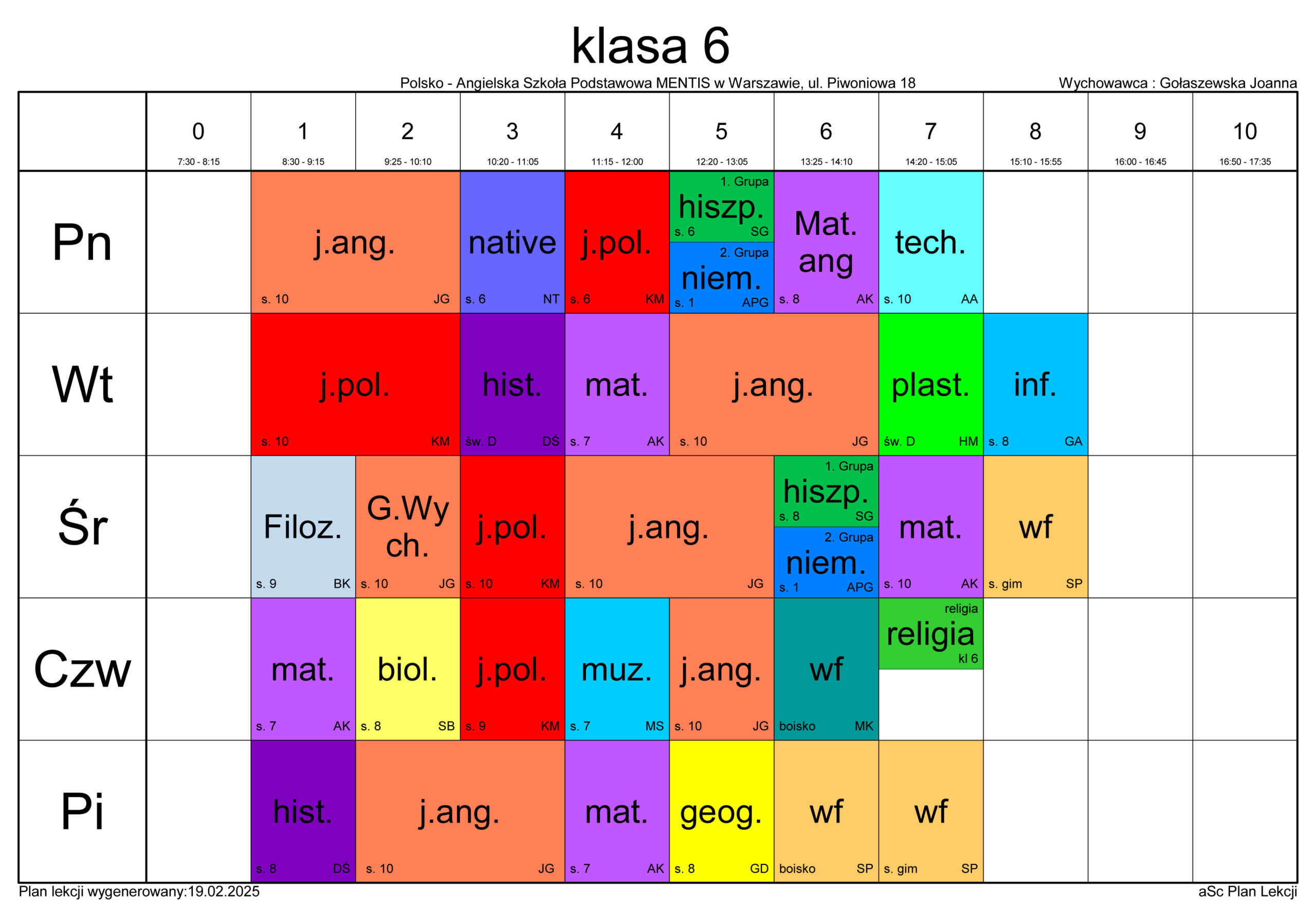 6 scaled - Plan lekcji